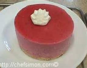 Bavarois aux fruits rouges