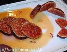 Figues sautées au miel et au cidre