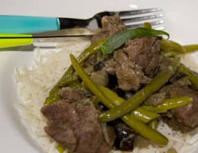 Thai jungle curry de marcassin.