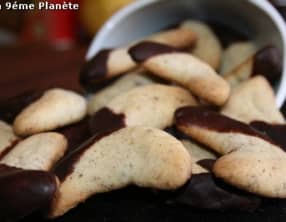 Demi-lunes à la noisette et au chocolat