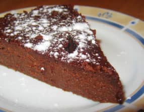 Fondant léger au chocolat et au potimarron sans beurre