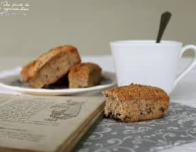 Financiers à la farine de riz et de châtaigne aux pépites de chocolat