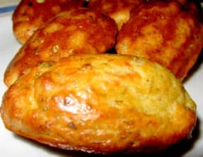 Madeleines salées au poisson