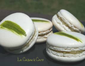 Macarons Rhubarbe
