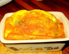 Cake omelette au fromage