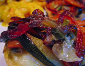 Mini-tatins de légumes