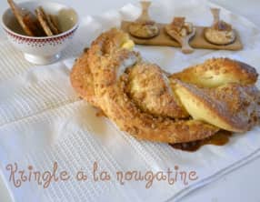 Kringle Estonien à la nougatine pas à pas