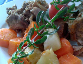 Ragoût de chevreau aux légumes du sud