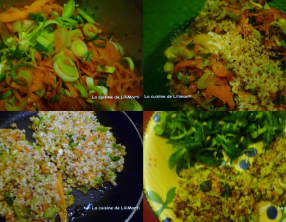 Galettes de quinoa aux légumes