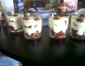 Tiramisu aux framboises