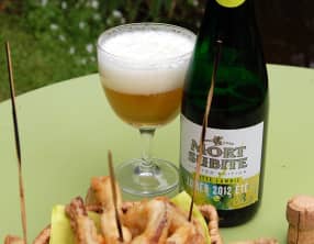 Tagliatelles d'oreilles de porc en beignets, Mort Subite