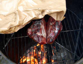 Coeur de boeuf fumé maison