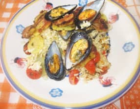 Riz aux Moules et Pommes de Terre