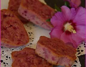 Financiers aux framboises