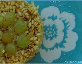 Risotto aux raisins blanc