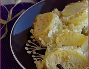 Gratin de pommes de terre au lait d'amande