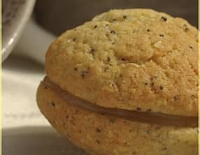 Whoopies au citron, pavot et sésame