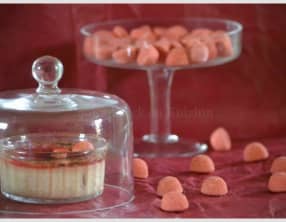 Crème brûlée aux fraises tagada