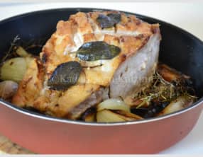 Rôti de Porc à la Sauge