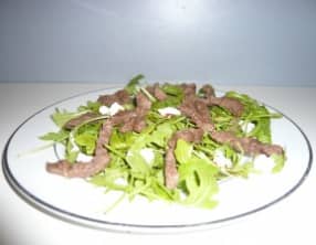 Salade de bœuf et roquette