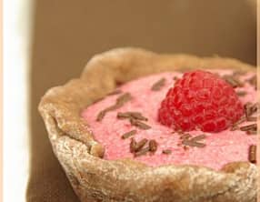 Tartelettes à la mousse de framboises