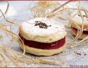 Macasablés framboise