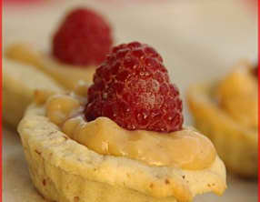 Minis tartelettes framboises