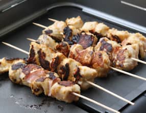 Brochettes de poulet aux cacahuètes