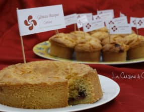 Gâteau Basque à la Cerise