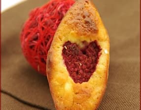 Barquettes light miel et framboises