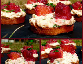 "Grignottes" aux 2 saumons, betterave et vodka