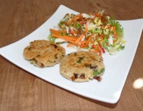 Croquettes aux tomates séchées et à la coriandre