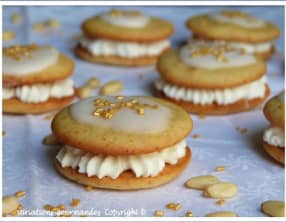 Whoopies aux accents du Sud, pignons et fleur d'oranger