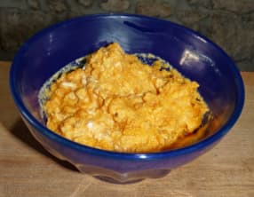 Purée de patate douce