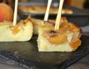 Cuajada aux pêches et ricotta
