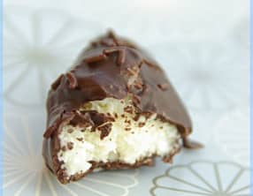 Barres chocolatées à la noix de coco