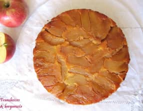 Gâteau renversé aux pommes et amandes