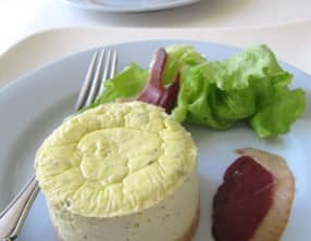 Cheesecakes aux courgettes