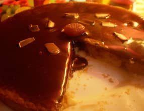 Gâteau aux pommes et sa ganache au Carambar
