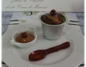 Moelleux au Chocolat et à la Crème de Marrons