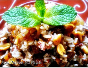 Riz iranien aux fruits secs
