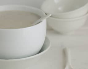 Velouté d'endives et lait de coco