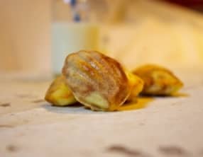 Madeleines chocolat et fleur d’oranger