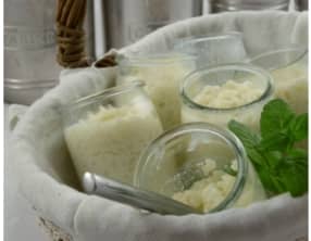 Riz au lait à la menthe