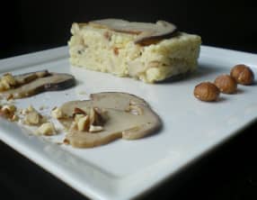 Risotto aux cèpes et aux noisettes