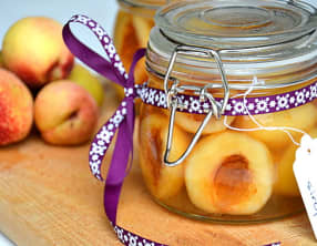 Pêches au sirop