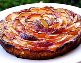 Tarte fine aux nectarines