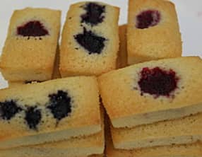Financiers aux fruits rouges