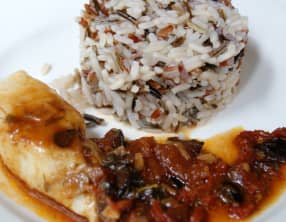 Filets de colin aux tomates séchées