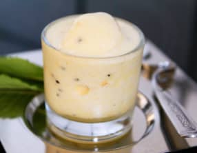 Glace à l'italienne aux fruits exotiques